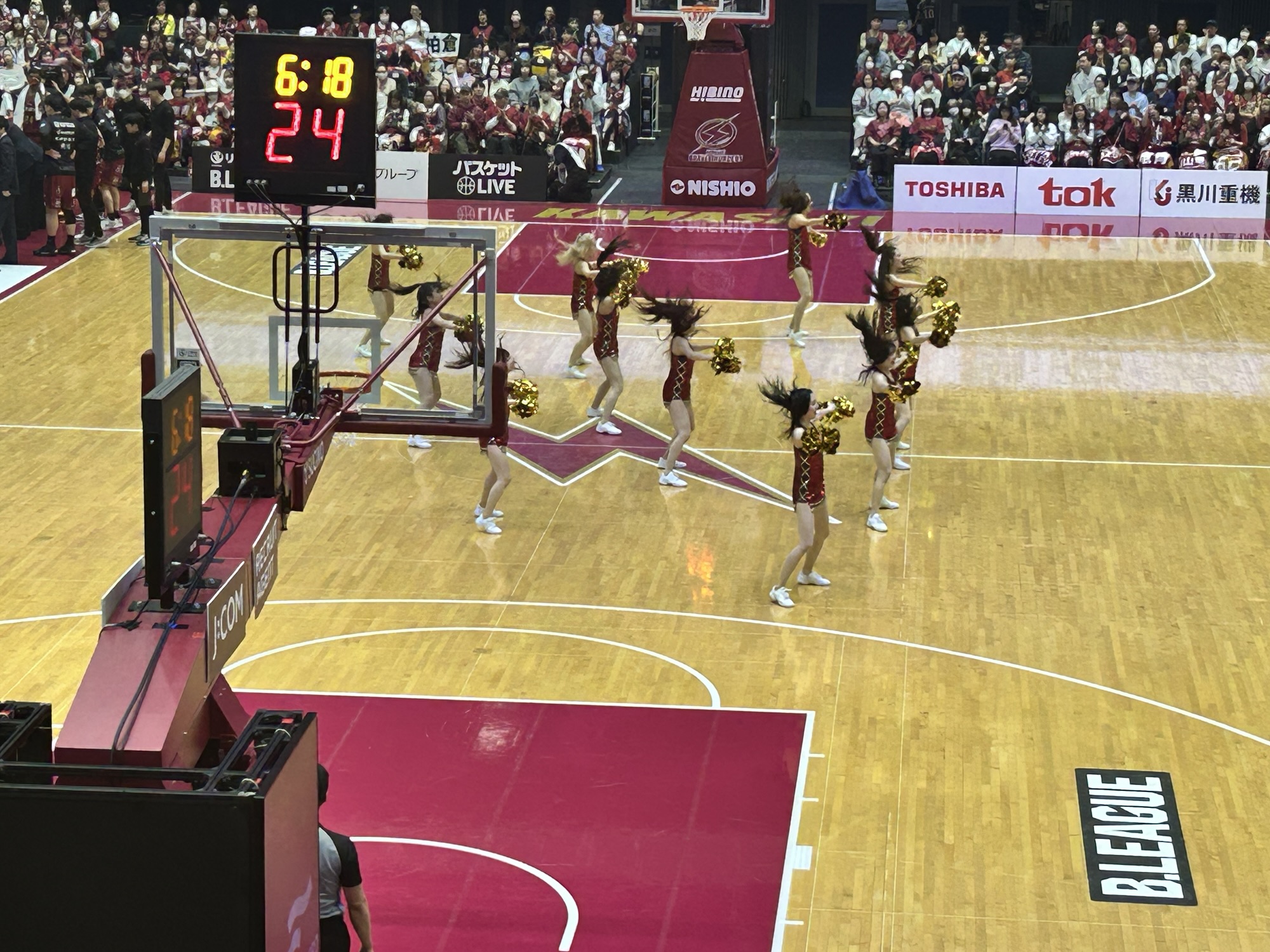 初めてB.LEAGUE 観に行った
